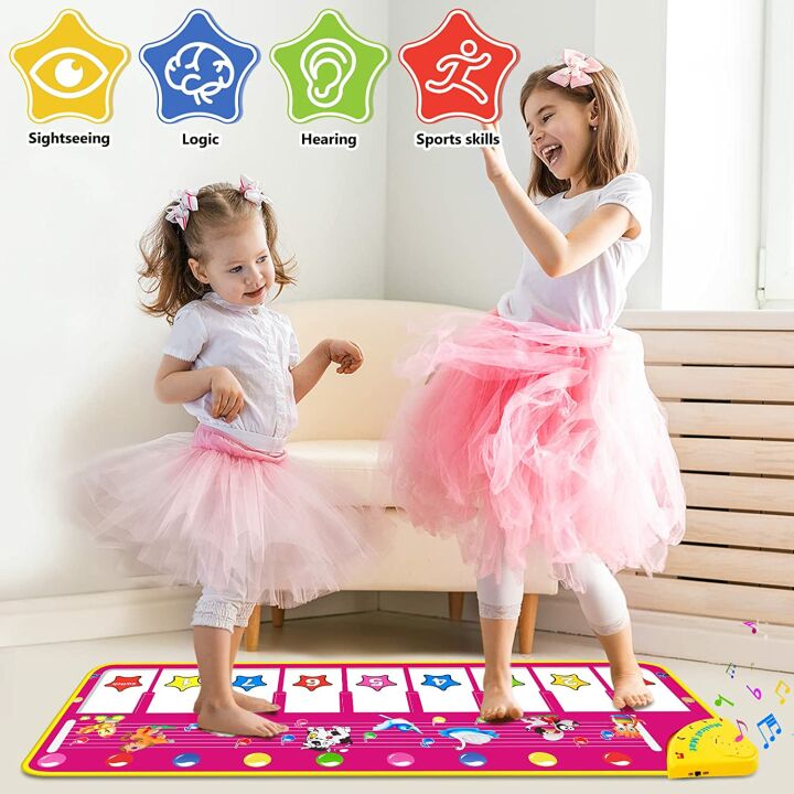 M SANMERSEN Piano Mat for Kids - Fun Music Playmat