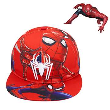 Marvel Comics Men's Spiderman Costume Snapback Baseball Cap
