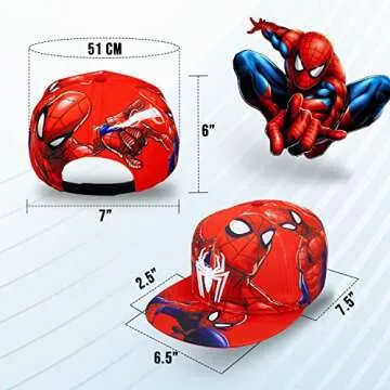 Marvel Comics Men's Spiderman Costume Snapback Baseball Cap