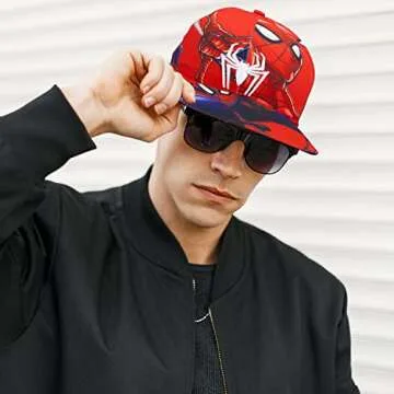 Marvel Comics Men's Spiderman Costume Snapback Baseball Cap