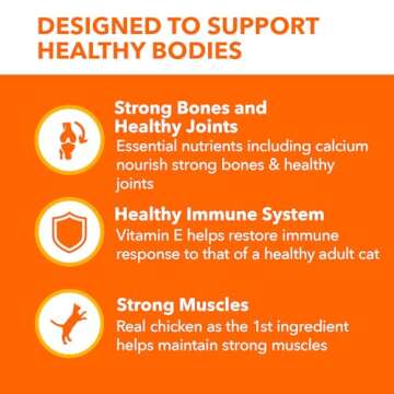 IAMS PROACTIVE HEALTH Healthy Senior Dry Cat Food with Chicken Cat Kibble, 7 lb. Bag