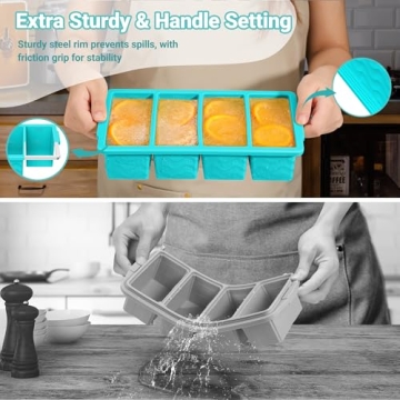 Silicone Freezer Tray – Multi-functional Meal Prep Tool