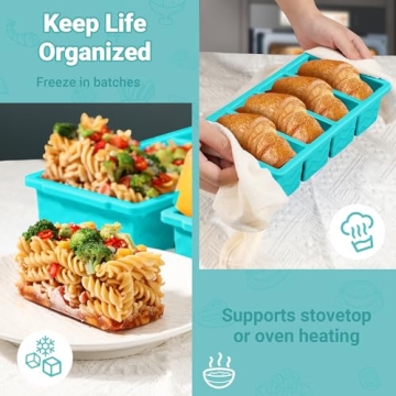 Silicone Freezer Tray – Multi-functional Meal Prep Tool