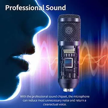 High-Quality Caattiilaa PC Streaming Podcast Microphone