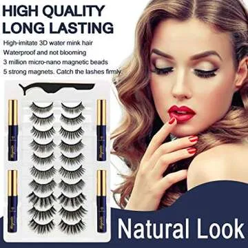 3D Magnetic Eyelashes Kit - Natural Look & Easy Application
