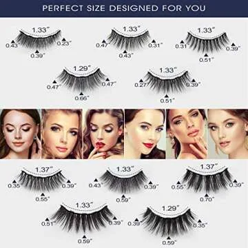 3D Magnetic Eyelashes Kit - Natural Look & Easy Application