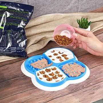 Dog Slow Feeder Bowl Cat Slow Feeder Bowl Pets Slow Feeder Bowl