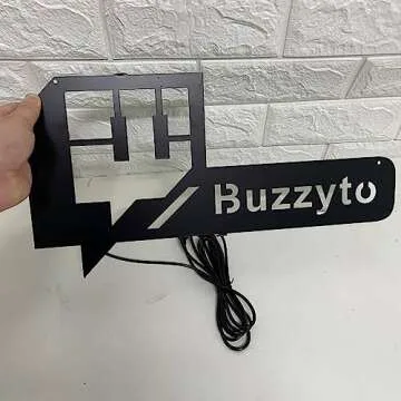 Personalize Username Twitch Led Sign Wall Art Decor - Glow in the dark Wall Art - Live Stream Room Decor - LED Decoration - Custom Sign Gift