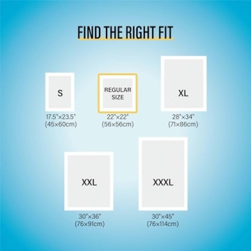 COCOYO Dog Training Pads - Super Absorbent & Leak-Proof 50 Count