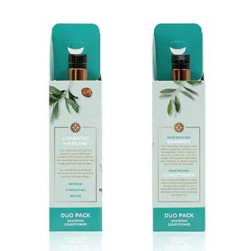 Argan Magic Shine Boosting Shampoo & Moisturizing Conditioner Duo - Gently Cleanses, Boosts Shine, C...