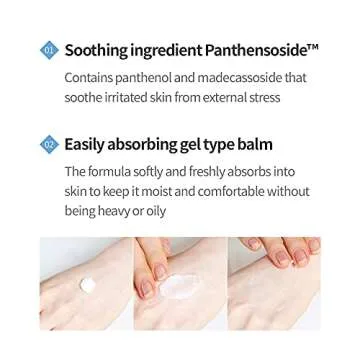 ETUDE SoonJung 5-Panthensoside Cica Balm 1.4 fl. oz. (40ml) (21AD) | Hypoallergenic Skin Relaxing & Calming Mild Balm for Sensitive Skin, Panthenol and Madecassoside Heals Damaged & Irritated Skin