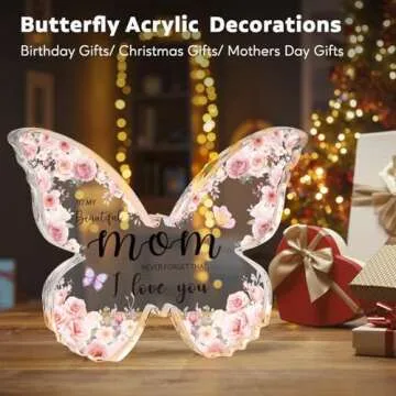 Butterfly Acrylic Block - Perfect Gift for Moms - Unique Present