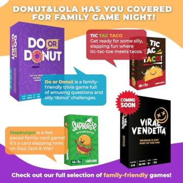 Tic Tac Taco - Fun Family Card Game for All Ages