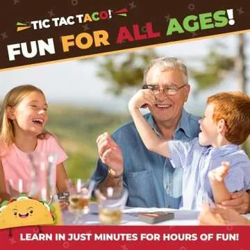 Tic Tac Taco - Fun Family Card Game for All Ages
