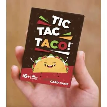 Tic Tac Taco - Fun Family Card Game for All Ages
