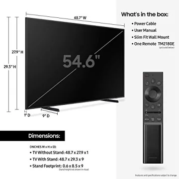 SAMSUNG 55-Inch Frame Series 4K Smart TV Alexa Art Mode