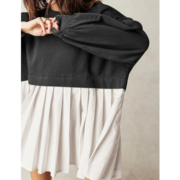 Ugerlov Womens Oversized Sweatshirt Dress - Comfort Meets Style