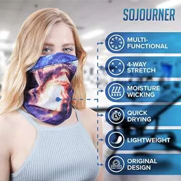 Sojourner Neck Gaiter | UV Protection & Comfort Cover