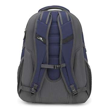 High Sierra Access 2.0 Laptop Backpack, True Navy/Mercury, One Size Dark Blue