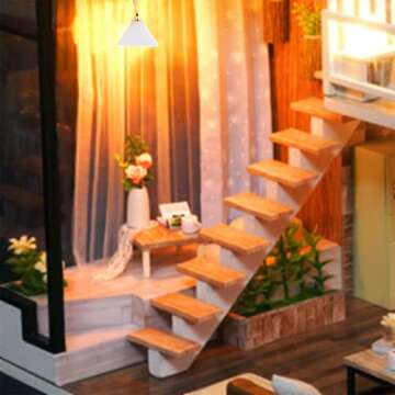 Amagogo 2X 1/12 Dollhouse Miniature Fruniture Mini Ceiling Lamp Tiny Battery Operated Bedroom Living...