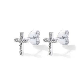 PAVOI Mini Cross Earrings - Elegant & Hypoallergenic Jewelry