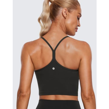 CRZ YOGA Butterluxe Y Back Sports Bra Comfortable Workout Top