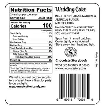 Wedding Cake Cotton Candy Gift Set - Delicious Treats for All Events