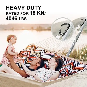 Unijoy Heavy Duty Carabiners 18KN Lightweight Clips