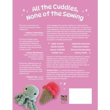 No-Sew Mini Amigurumi: 40 Crochet Patterns for Super Cute, Super Small Plushies