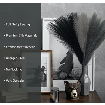 Faux Dried Pampas Grass Decor for Home & Weddings