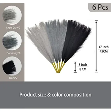 Faux Dried Pampas Grass Decor for Home & Weddings