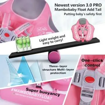 Joyooss Mambobaby Float with Canopy for Infants