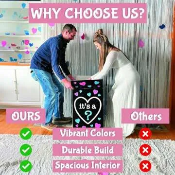 Fun Express Gender Reveal Balloon Box for Memorable Celebrations