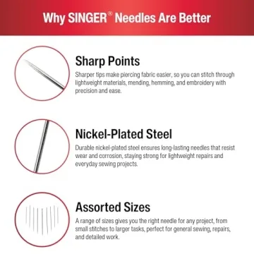 Singer Assorted Hand Needles Compact Set 25 Count