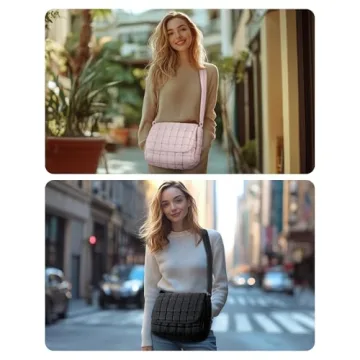 BAGSMART Quilted Medium Crossbody Bag - Stylish & Practical