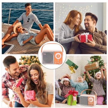 Dosmix Retro Bluetooth Speaker Vintage Wireless Portable