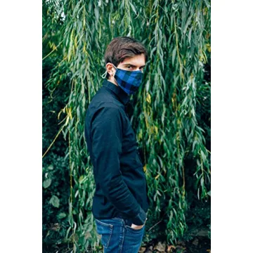 Hope Love Shine Checkered Face Masks - Stylish & Comfortable