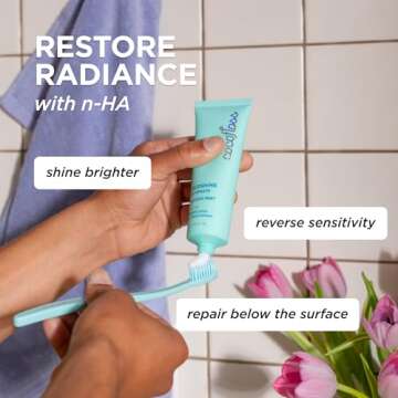 Cocofloss Cocoshine Whitening Toothpaste, Remineralize & Repair Sensitive Teeth, Fluoride-Free with ...