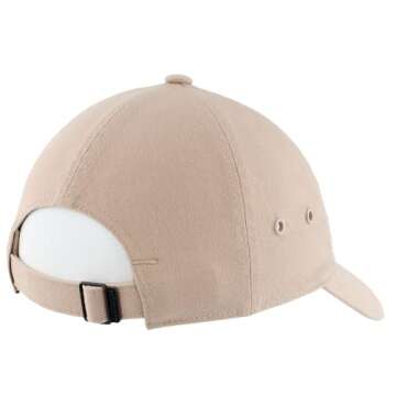 adidas Originals Women's Mini Logo Relaxed Adjustable Cap, Ash Pearl Beige, One Size