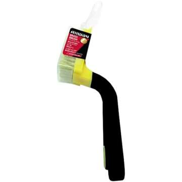 ALLWAY BB2 Soft-Grip Wide Brass Stripper Brush