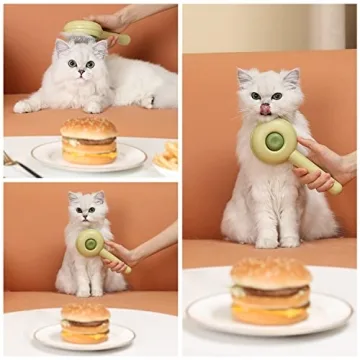 Dog Brush for Shedding, Cat Brushes for Indoor, Self-Cleaning Shedding and Grooming Removes Loose Undercoat, Mats and Tangled Hair Grooming Comb for Short Hair Cats Dogs.