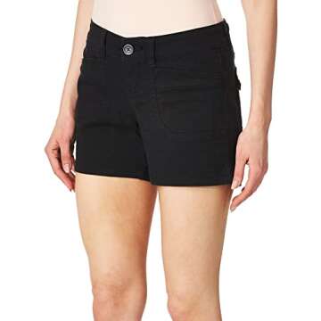 Unionbay Women's Darcy Stretch 5" Inseam Short, Black, 11