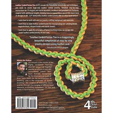 Leather Corded Fusion Ties: Knotted, Braided & Sinneted Bracelets, Necklaces & Pendants