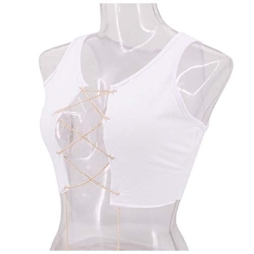 Mocure Criss Cross Crop Top for Stylish Rave Outfits