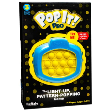 Buffalo Games Pop It Pro - Interactive Light-Up Toy