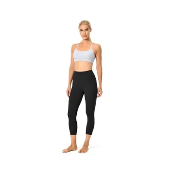 Colorfulkoala Women's High Waisted Yoga Capris with Pockets