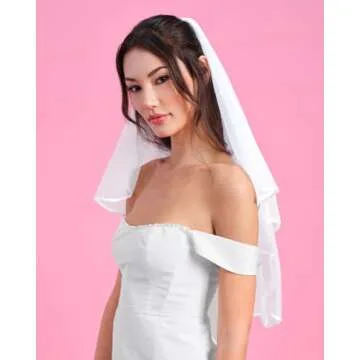 xo, Fetti Bridal Veil | Bachelorette Party Decorations, Bride To Be Gift, Bridal Shower, Wedding