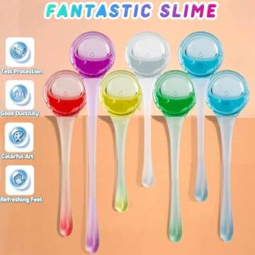 PANSHAN 2024 Fidget Advent Calendar – 24 Days of Crystal Slime Christmas Countdown Toys | Fun Holiday Gift Set Party Favors for Kids Ages 3+ | Perfect Xmas Surprise for Boys and Girls