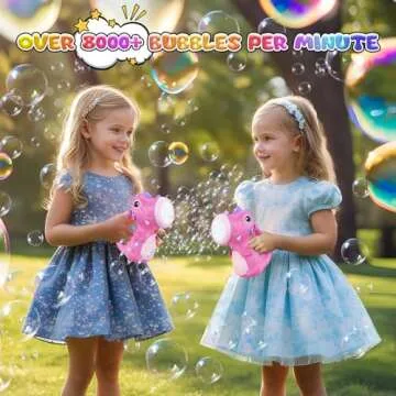 OSIMILY Dinosaur Bubble Machine,Dino Bubble Wand for Kids,Musical & Light Up Fun Bubble Gun Blower,Cool Outdoor Dinosaur Toys for Kid,Birthday Gifts for Ages 3 4 5 6 7 8 Year Boys & Girls (Purple)