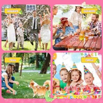 OSIMILY Dinosaur Bubble Machine,Dino Bubble Wand for Kids,Musical & Light Up Fun Bubble Gun Blower,Cool Outdoor Dinosaur Toys for Kid,Birthday Gifts for Ages 3 4 5 6 7 8 Year Boys & Girls (Purple)